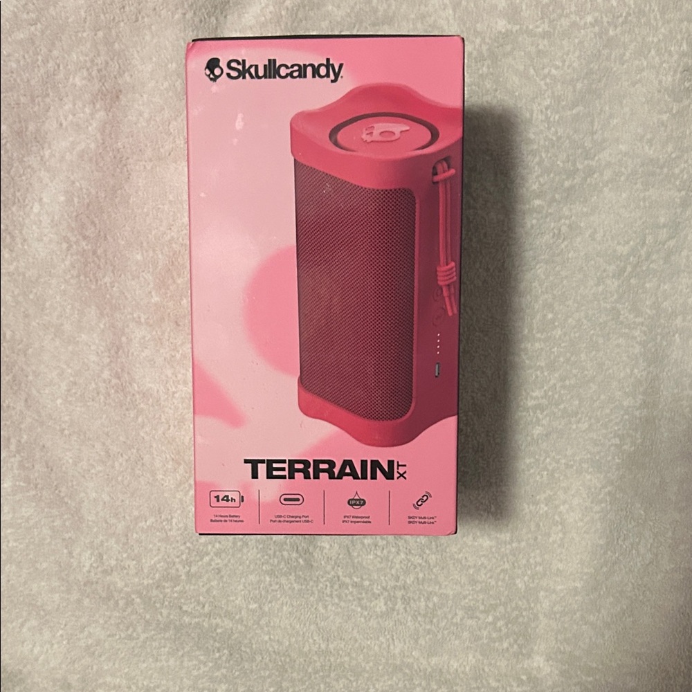 Skullcandy Terrain XT Speaker - Bold Pink